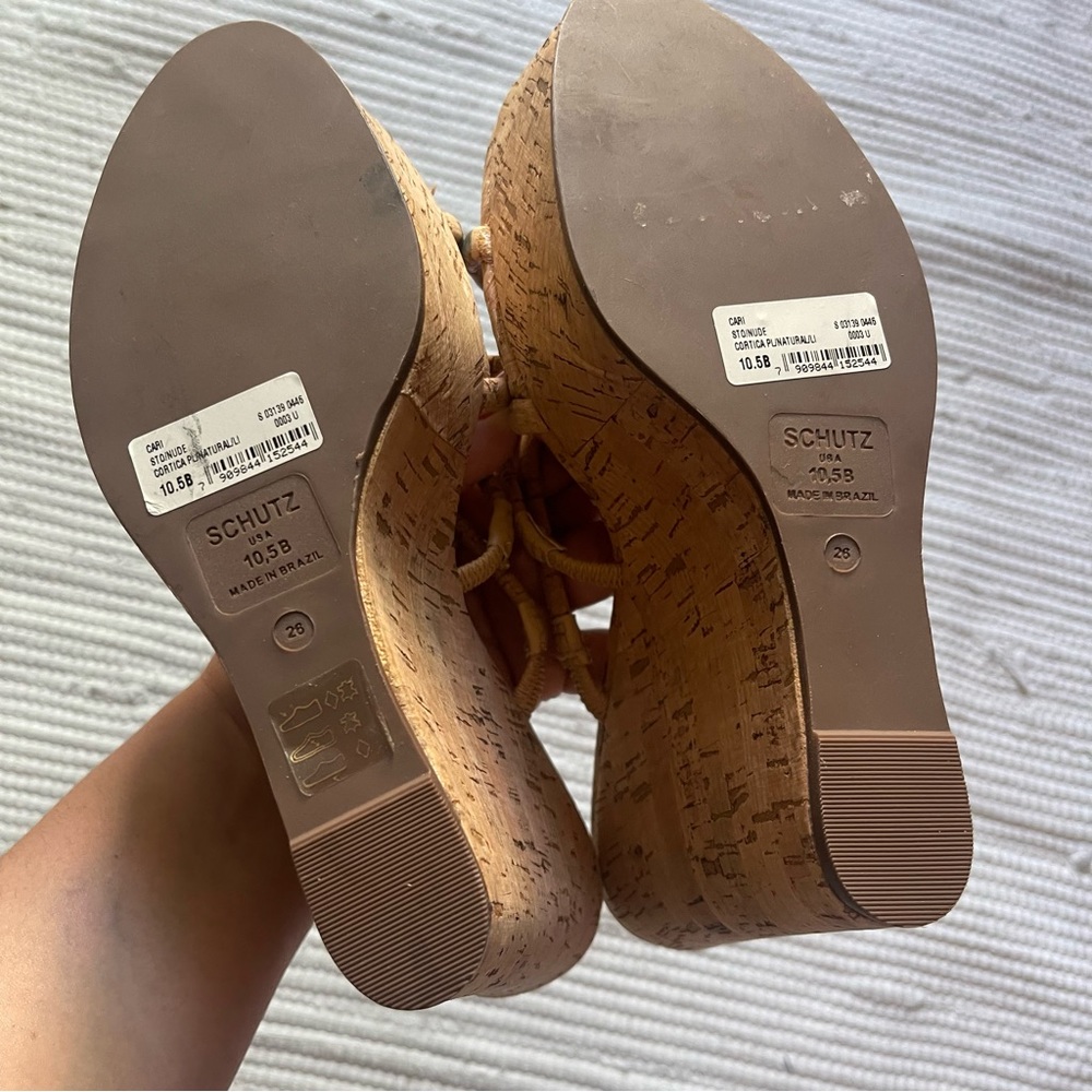 NWOB SHULTZ CORK WEDGE SIZE 10.5 - Picture 6 of 12